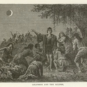Columbus and the Eclipse (engraving)