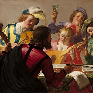 The Concert, 1623 (oil on canvas)