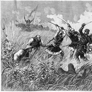 Conquete du Tonkin (present-day Vietnam) - Death of Commander Henri Riviere (1827-1883)