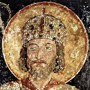Constantine 1st of Bulgaria, 13th century (fresco)