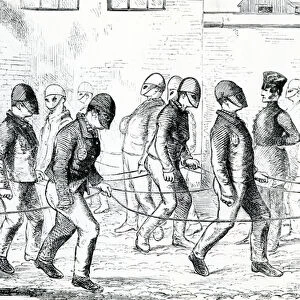 Convicts Exercising in Pentonville Prison, from The Criminal Prisons of London