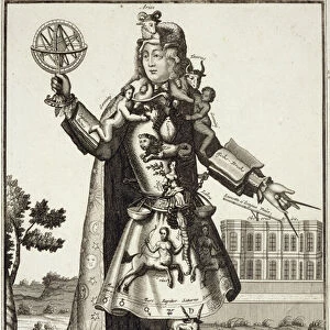 Costume for an Astrologer, pub. by Gerard Valck (1651 / 2-1726) c. 1690 (engraving)