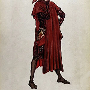 Costume for the character of Gianni Schicchi from the opera "Il trittico"(The triptych) by Giacomo Puccini (1858-1924) - 1919