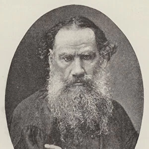 Count Leo Tolstoi, the Russian Novelist (b / w photo)