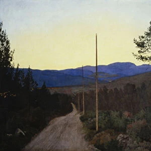 Country Head, Landevei, 1905 (oil on canvas)