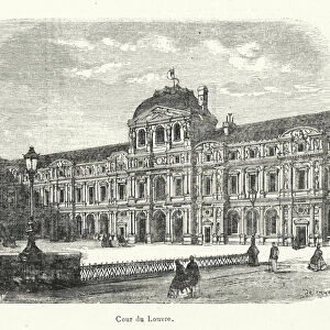 Cour du Louvre (engraving)