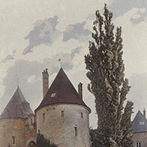 Courpalay, Chateau de la Grange-Bleneau (colour photo)