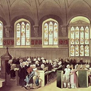 The Court of Chancery, Lincolns Inn Fields, 1808 from Ackermanns