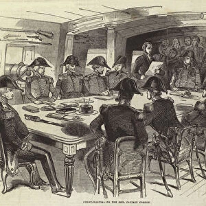 Court-Martial on the Honourable Captain Gordon (engraving)