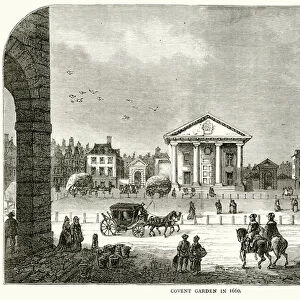 Covent Garden in 1660 (engraving)