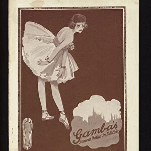 Front cover of Catalogue of Gambas Famous Milan Toe Ballet Shoe (litho)