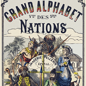 Cover of the "Grand alphabet des nations", end of 19th century (print)