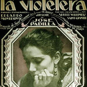 Front Cover of La Violetera (litho)