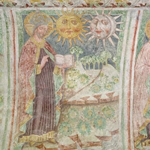 The Creation of the Sun, Moon and Stars, 1490 (fresco)