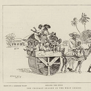 The Cricket Season in the West Indies (engraving)