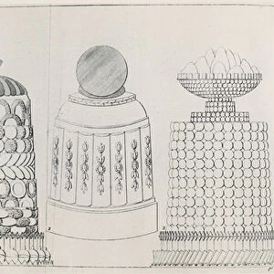 Croquembouche designs (engraving)