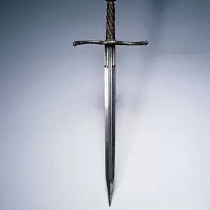 Dagger, c. 1550-1600 (steel, wood & wire with inlaid hilt)