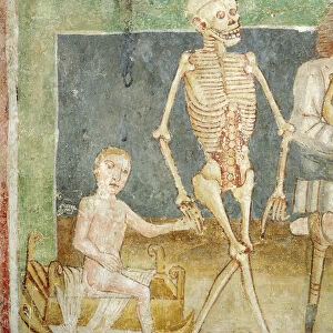 The Dance of Death: Death and the child, 1490 (fresco)