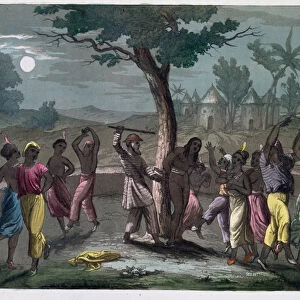 The Dance of the Mombo-Jombo, according to the travels of Mungo Park