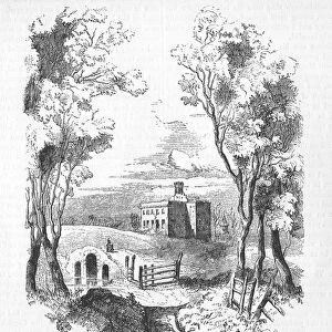 Dangan Castle, County Meath, Ireland (engraving)