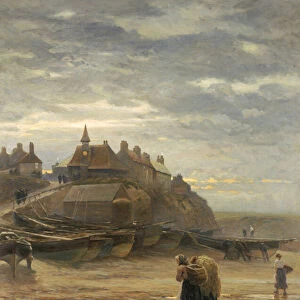 Darkness Falls from the Wings of Night, 1886 (oil on canvas)