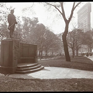 David Glasgow Farragut statue in Madison Square Park, New York, c