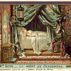 The Death of Desdemona (chromolitho)