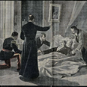 The death of Felix Faure (1841-1899), president of France