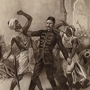 Death of General Gordon at Khartoum (photogravure)