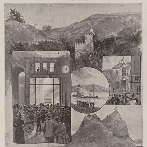 The Death of Queen Victoria, Reception of the News in Glasgow and on Clydeside (engraving)