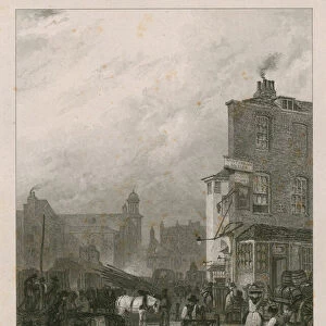 Demolition of Swallow Street, London (engraving)