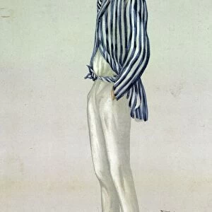 The Demon Bowler, from Vanity Fair, 13th July 1878 (colour litho)