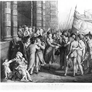Deputies of the National Convention leaving the Assembly at the Tuileries, 31st May 1793