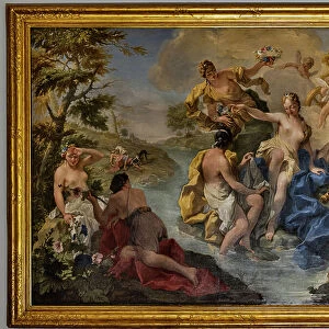 Diana and the nymphs, 1725 (oil on canvas)