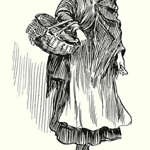Dickens character: Nancy (litho)