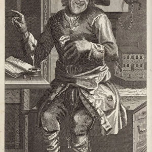 Dicky Dickinson, Governor of Scarborough Spaw (engraving)
