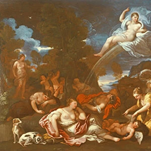 The Disarming of Cupid (oil)