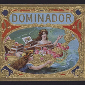 Dominador, cigar label (chromolitho)
