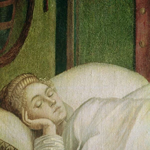 Dream of St. Ursula, 1495 (tempera on canvas) (see 686 for whole image)