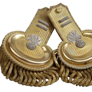 Dress epaulettes for a Captain of Ordnance, Union Army