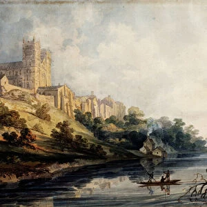 Durham Cathedral, 1795 (Watercolour)