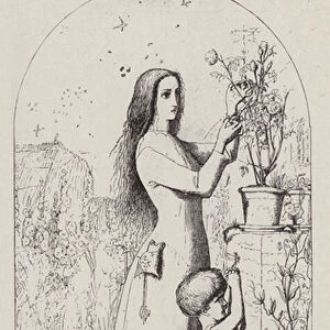 An Early Pre-Raphaelite Etching (engraving)