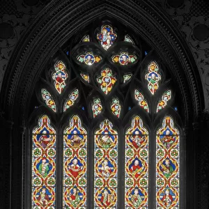 East Window with Jesse Tree, c. 1845 (stained glass)