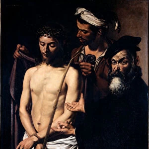 Ecce homo Painting by Michelangelo Merisi detto Caravaggio (The caravage, 1571-1610)