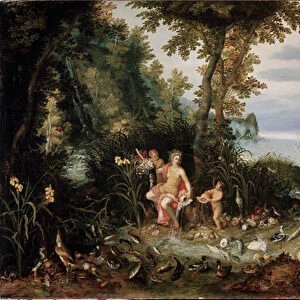 The four elements: allegory of water (oil on panel, 1594)