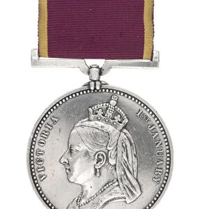 Empress of India Medal awarded to Sergeant Major J Pepper, 3rd (The East Kent) Regiment of Foot (The Buffs), 1877 (Empress of India Medal)