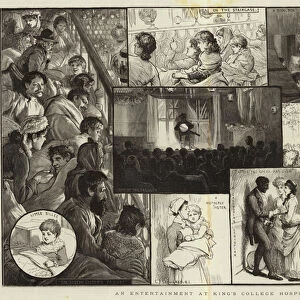 An Entertainment at Kings College Hospital (engraving)