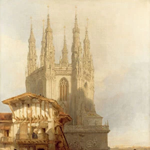 The Entrance to the North Transept, Burgos Cathedral, 1835 (oil on canvas)
