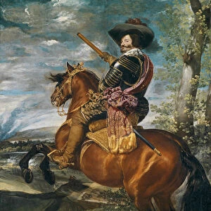 Equestrian Portrait of Don Gaspar de Guzman (1587-1645) Count-Duke of Olivares, 1634