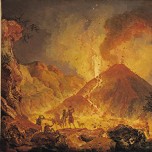 The Eruption of Vesuvius (oil on canvas)